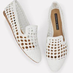 Veronica Beard White Loafers